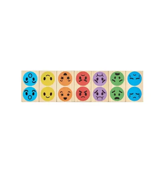 Janie and Jack Development Toys-Mood Dominos multi