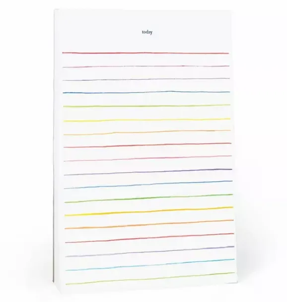 Janie and Jack Stationery--Stripe Notepad multi