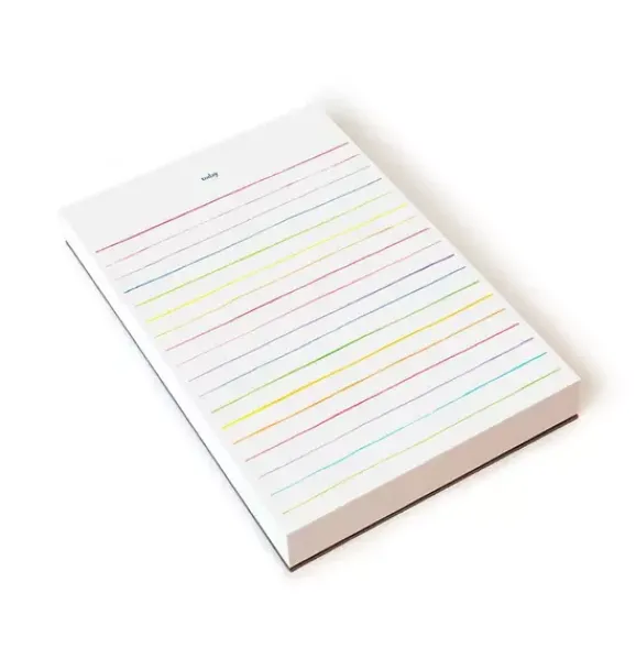 Janie and Jack Stationery--Stripe Notepad multi