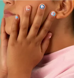 Janie and Jack Kids Accessories-Nail Stickers Unicorn pink