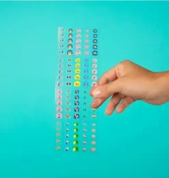 Janie and Jack Kids Accessories-Nail Stickers Unicorn pink