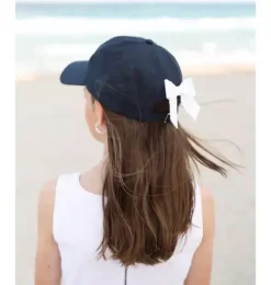 Janie and Jack Kids Accessories-USA Bow Baseball Hat navy