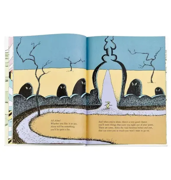 Janie and Jack Books-OH THE PLACES YOU'LL GO LEATHER EDITION white