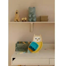 Janie and Jack Lighting-Owl Lamp mustard