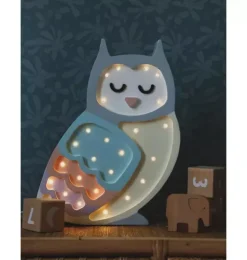 Janie and Jack Lighting-Owl Lamp pastel