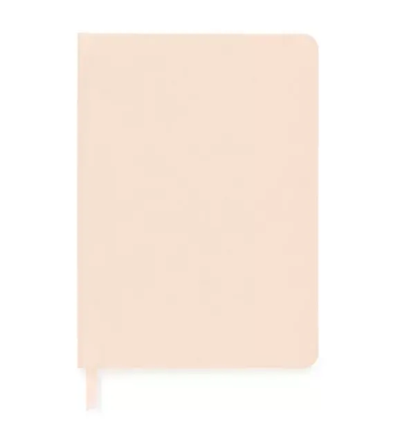 Janie and Jack Desk Accessories-Tailored Journal pale pink