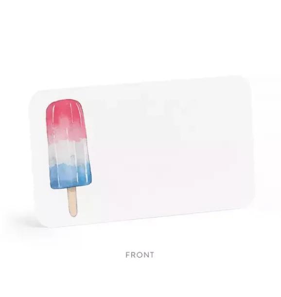 Janie and Jack Stationery-Patriotic Popsicle Little Notes® multi