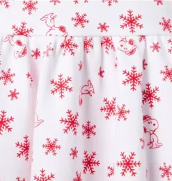 Janie and Jack Dresses-PEANUTS&trade; Snoopy Snowflake Dress ivory snoopy snowflake