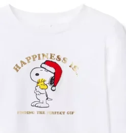 Janie and Jack Long Sleeve Tops-PEANUTS&trade; Snoopy Tee ivory