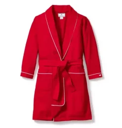 Janie and Jack Petite Plume|Family Matching Pajamas-Petite Plume Flannel Robe red