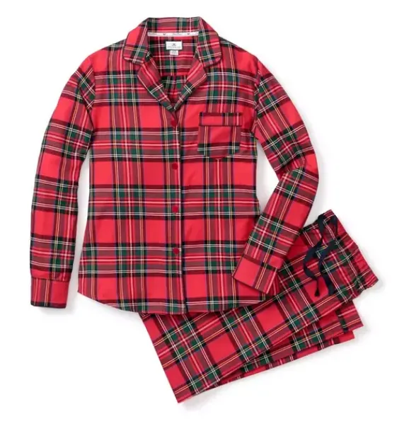 Janie and Jack Pajamas|Family Matching Pajamas-Petite Plume Women's Imperial Tartan Pajama Set red tartan