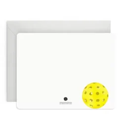 Janie and Jack Stationery-Pickleball Flat Notes multi