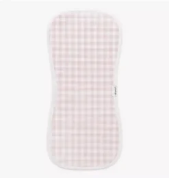 Janie and Jack Nursery-Picnic Gingham Burp Cloth - pink