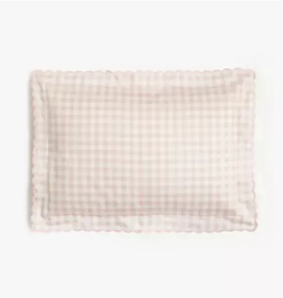 Janie and Jack Bedding Basics-Picnic Gingham Toddler Pillow Set - pink
