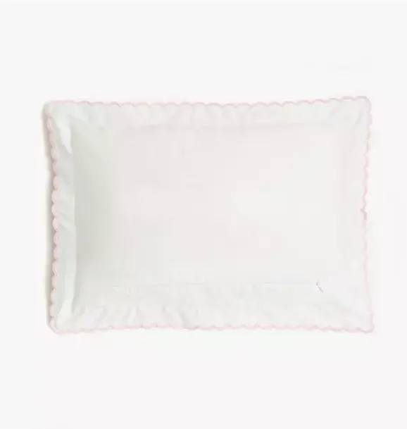 Janie and Jack Bedding Basics-Picnic Gingham Toddler Pillow Set - pink
