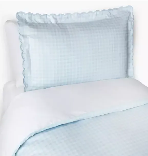 Janie and Jack Blankets And Quilts-Picnic Gingham Twin Set - blue