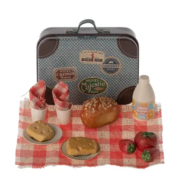 Janie and Jack Dolls-Picnic Set, Mouse multi