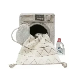 Janie and Jack Imaginary Play|Storage-Play Basket Washing Machine pearl