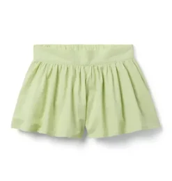 Janie and Jack Skirts & Shorts-Pleated Breeze Short green fields