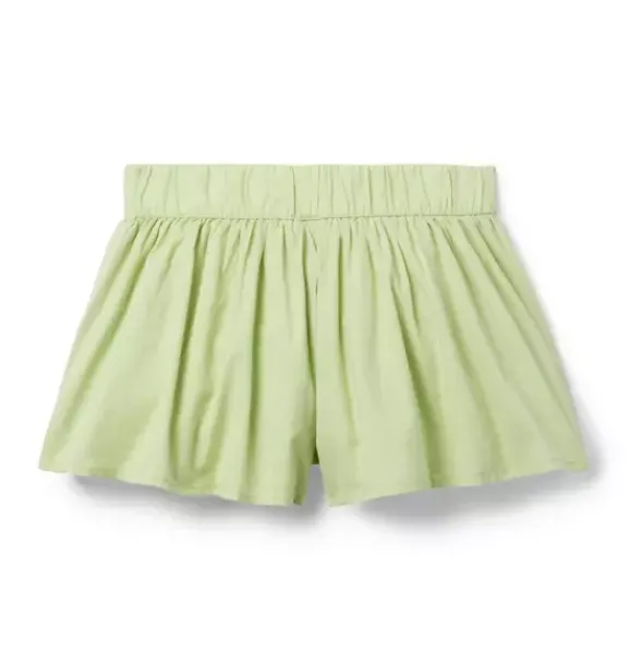 Janie and Jack Skirts & Shorts-Pleated Breeze Short green fields