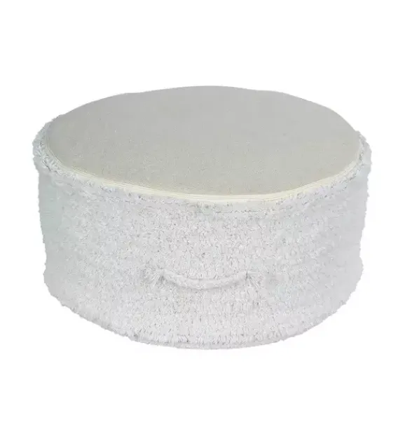 Janie and Jack Decorative Pillows And Throws-Pouf Chill ivory