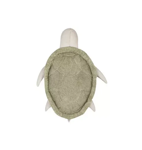 Janie and Jack Decorative Pillows And Throws-Pouf Mrs. Turtle olive