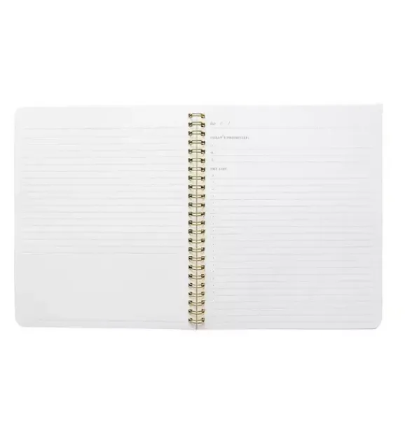Janie and Jack Desk Accessories-Priorities Notebook, Green multi