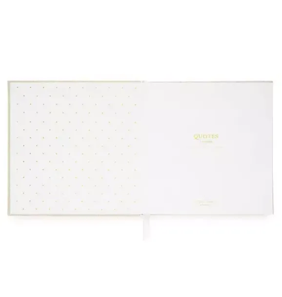 Janie and Jack Desk Accessories-Quotes to Remember Book flax