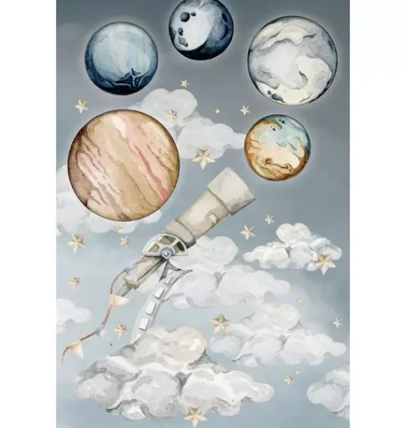 Janie and Jack Wallpaper-"Galileo Sky" Wall Decal Set multi
