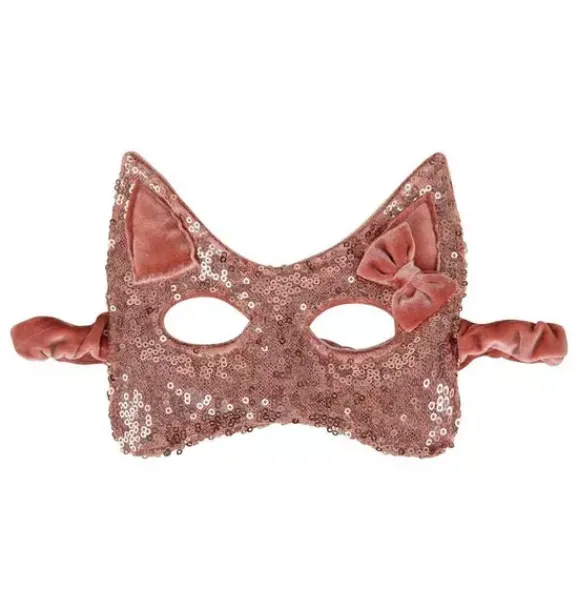 Janie and Jack Kids Accessories|Dress Up-" sequins" Cat Mask pink