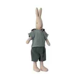 Janie and Jack Stuffed Animals-Rabbit , Size 2 - Classic Shirt and Shorts multi