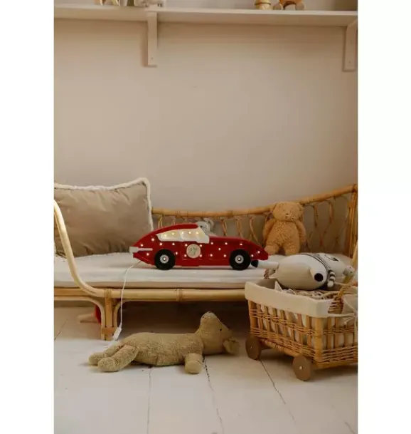 Janie and Jack Lighting-Race Car vintage red