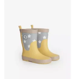 Janie and Jack Kids Shoes|Shoes-Rainboots print star yellow