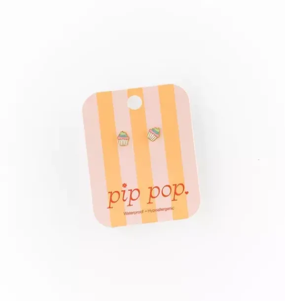 Janie and Jack Jewelry|Jewelry-Rainbow Cupcake Stud Earring multi