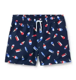 Janie and Jack Swim Trunks|Boy-Recycled Popsicle Swim Trunk merchant marine popsicle