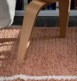 Janie and Jack Rugs-Reversible Washable Runner Rug Duetto toffee