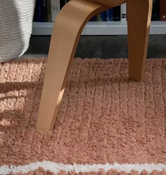 Janie and Jack Rugs-Reversible Washable Runner Rug Duetto toffee