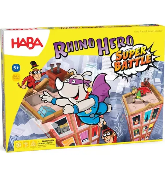 Janie and Jack Development Toys-Rhino Hero - Super Battle Stacking Game multi-color