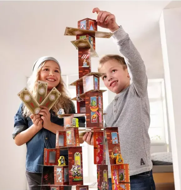 Janie and Jack Development Toys-Rhino Hero - Super Battle Stacking Game multi-color