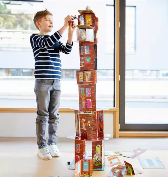 Janie and Jack Development Toys-Rhino Hero - Super Battle Stacking Game multi-color