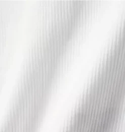 Janie and Jack Sleeveless Tops-Ribbed Ruffle Sleeve Top white