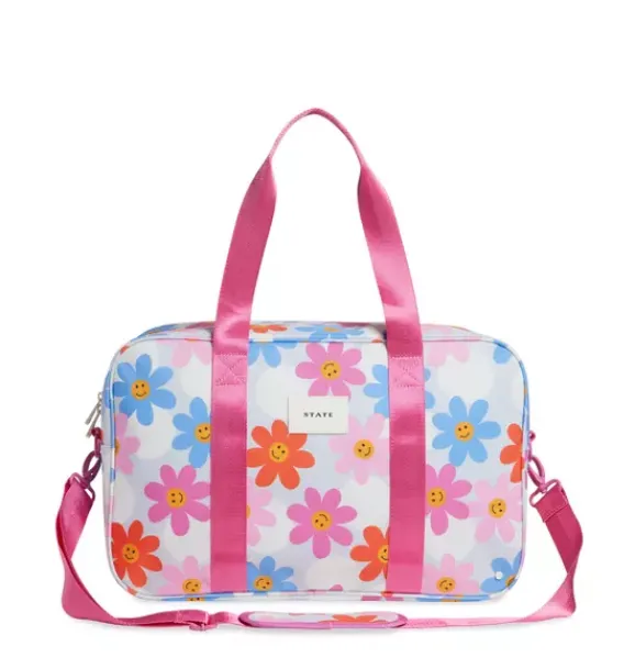 Janie and Jack Luggage-Rockaway Duffle daisies