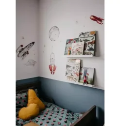 Janie and Jack Wallpaper-Rockets Wall Decal Set multi