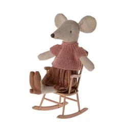 Janie and Jack Dolls-Rocking chair, Mouse - dark powder
