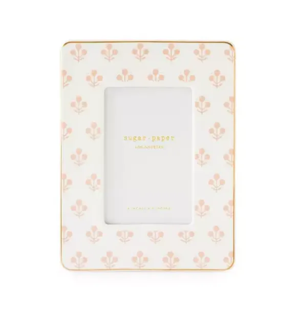 Janie and Jack Desk Accessories-Rose Floral Frame multi