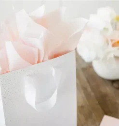 Janie and Jack Party Supplies|Desk Accessories-Rose Stripe Tissue Paper multi