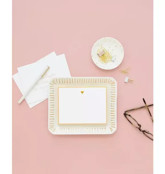 Janie and Jack Desk Accessories-Trinket Tray round scatter dot