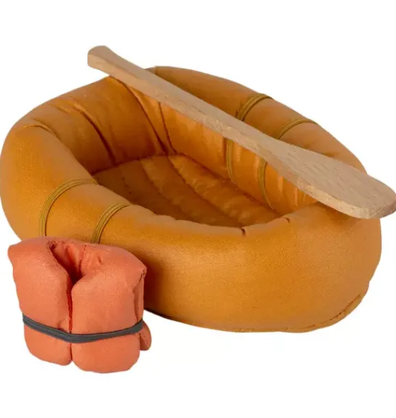 Janie and Jack Dolls-Rubber Boat, dusty yellow