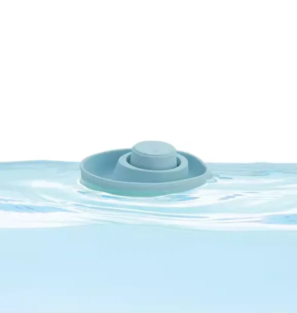 Janie and Jack Bath Toys-RUBBER CONVERTIBLE BOAT – PASTEL BLUE multi