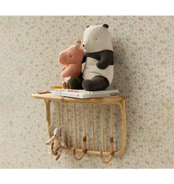 Janie and Jack Stuffed Animals-Safari friends, Medium panda black/white